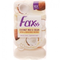 FAX  Крем и Кокосовое молоко  Мыло туалетное ( 5*70), Малайзия  { 17090 } 