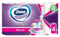 Полотенца бумажные ZEWA Premium 4 шт   { 62221 }