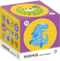 dodo Мемо-игра "Динозаврики" 24 эл.  Укр.  { 40479 }