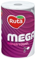 RUTA Paper Towels Mega roll Полотенца бумажные   1 шт , 2-х сл., Украина  { 93653 }