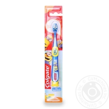 COLGATE  Миньоны   зубная щетка  для детей,  2+    { 05543 }  
