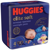 Huggies Elit Soft Overnites  4  9-14     (19 ) -  { 48166 }     