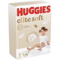 Huggies Elite Soft  5   12-22   ( 42 )  ,   { 49514 } 