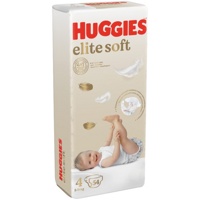 Huggies Elite Soft  4   8-14   ( 54 )  ,   { 49477 }  