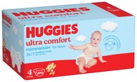 Huggies ULTRA COMFORT 4  Boy 8-14  (100 )   { 47831 }