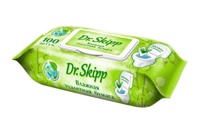 Влаж. туалетная бумага "Dr. SKIPP" с экстрактом ромашки ( 100 шт ), Беларусь { 31415 }   НОВИНКА!!!!