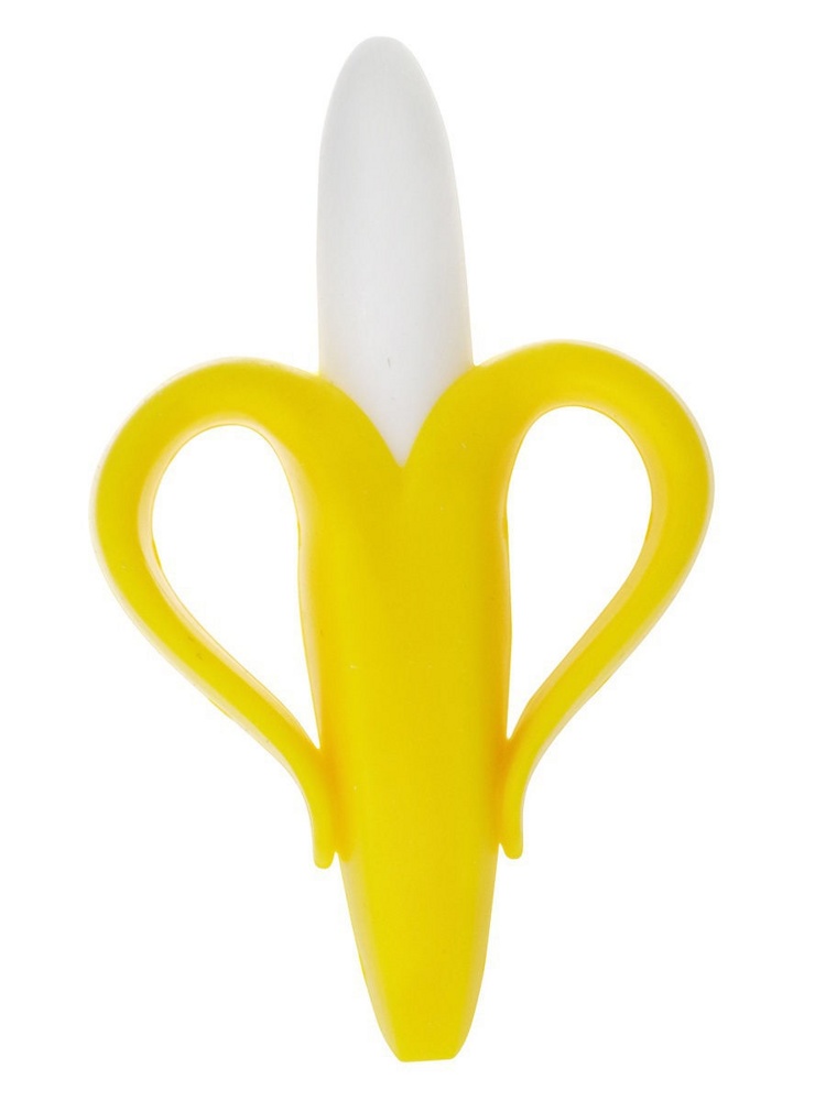 ПОМА Массажер для десен "Банан" силиконовый,   от 4 + , 1 шт.   { 76879 } 