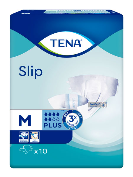 TENA Slip Plus 2 Medium (6*, 10 )    (73-122 ),      {18215 } 