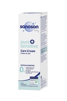 Sanosan Pure + Sensitive   Крем для ухода за чувствительной кожей 100 мл.  , Германия   { 91949 }   