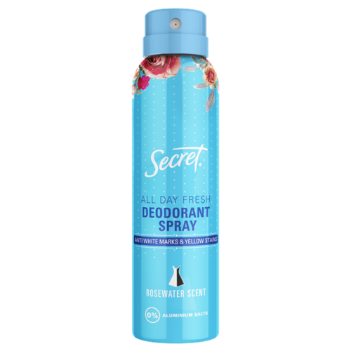 SECRET Rosewater scent  Аэрозольный дезодорант 150 мл.   { 96440 }