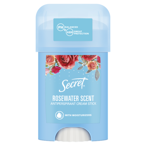 SECRET Rosewater scent Дезодорант-антиперспирант  твердый жен. 40 мл., Польша  { 89480 }