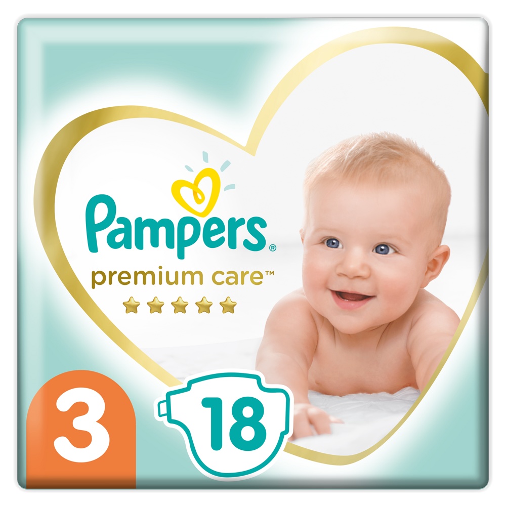 Pampers Premium Care 3  Midi   6-10  ( 18  ),   {46453} 