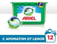 ARIEL  (12 шт х 23,8 г) Touch of Lenor fresh 3 в 1   в капсулах, Франция   { 58187 }