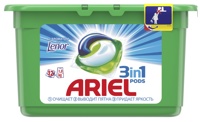 ARIEL  (12 шт х 23,8 г) Touch of Lenor fresh 3 в 1   в капсулах, Франция   { 58187 }
