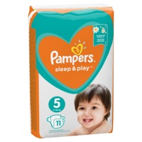 Pampers Sleep & Play 5 Junior 11- 16 кг 11 шт подгузники,  Россия  { 75597 }