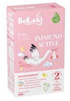 BELLAKT IMMUNO  ACTIVE 2  смесь сух. молочная, карт. уп. 400 гр. от 6 до 12  мес.  { 34157 }  НОВИНКА!!!!
