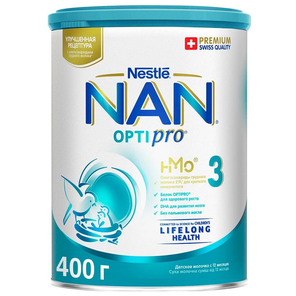 Nestle NAN 3 Optipro . .  (400 )   12 .,  -     { 76175 } 
