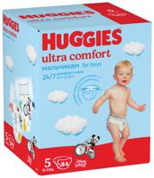 Huggies ULTRA COMFORT 5 Boy 12+  (84 )  { 47855 }