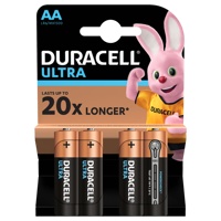Duracel UltraPower AA 1.5 v  LR 6   Батарейки алкалиновые ( 4 шт ) , Бельгия     { 62573 }