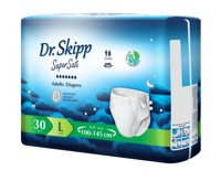 DR. SKIPP SUPER SAFE  3 Large  (7*, 30 шт) Подгузники для взрослых (100-145 см)   { 31392 } 