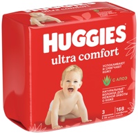 Влаж. салфетки д/ детей Huggies Ultra Comfort   с АЛОЭ   2+1 шт ( 168 шт.)   { 29460 }  СКИДКА 3% НЕ ДЕЙСТВУЕТ