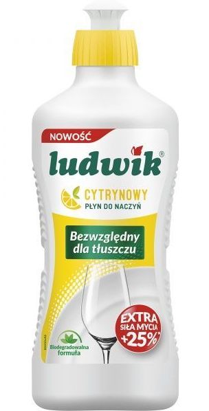 LUDWIK  Лимон   Средство для мытья посуды 450 мл, Польша   { 28850 }