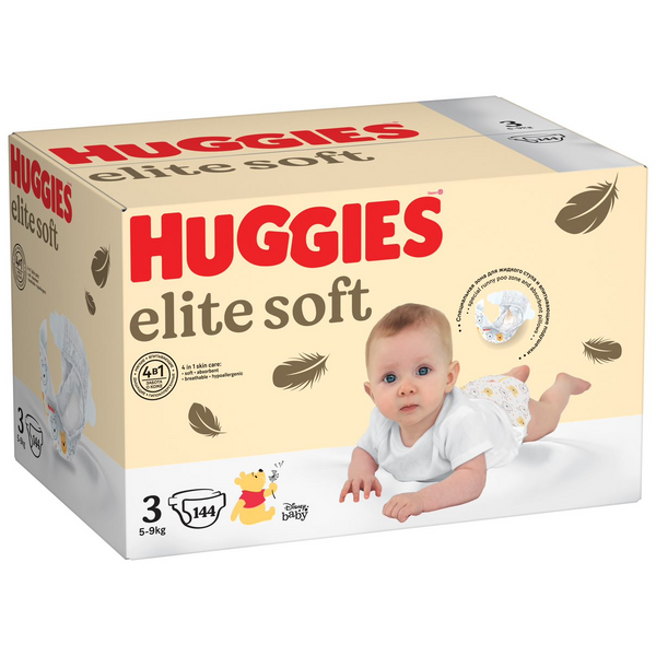 Huggies Elite Soft  3    5-9  (144 )    . ,    { 49705 }  