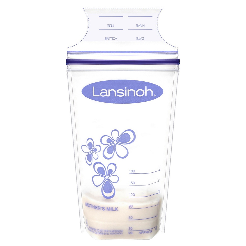 LANSINOH Пакеты для хранения и замораживания грудного молока 50 шт/уп.   { 91642 }