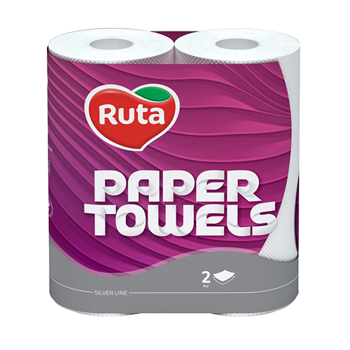 RUTA  Paper Towels  Полотенца бумажные 2 шт 2-х сл, Украина  { 40730 } 