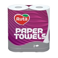 RUTA  Paper Towels  Полотенца бумажные 2 шт 2-х сл, Украина  { 40730 } 