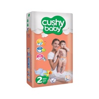 CUSHY Baby  2  Mini  3-6  кг  ( 80 шт ), Подгузники, Турция   { 30360 }