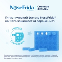 NoseFrida (Носфрида) сменные гигиенические фильтры, 20 шт   Швеция  { 71156 }  