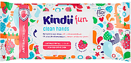 Влаж. салфетки д/ детей KINDII Fun c запахом малины, антибактер.   ( 60 шт ), Польша   { 29892 }