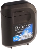 R.O.C.S. (ROCS)  BLACK EDITION Зубная нить  , 40 м, Россия    { 00006 }