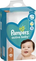 Pampers Active Baby Dry 3 Midi (6-10 ) Giant Pack 152  ,   { 59459 } { 51533 }      