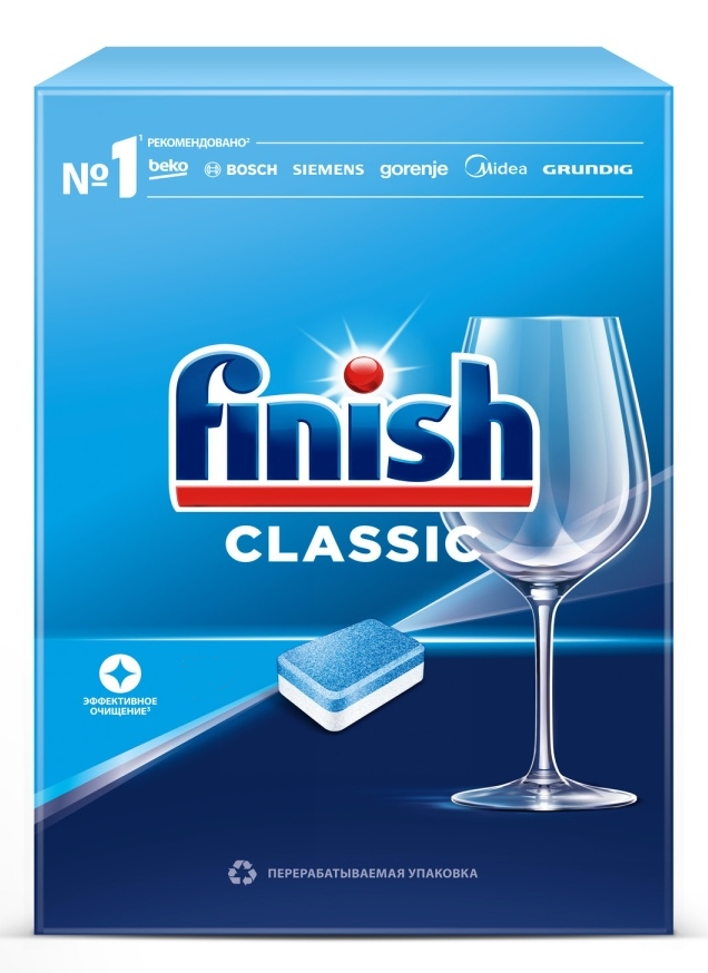 FINISH  Classic Таблетки для посудомоечных машин 100 шт   , Польша  { 05154 } 