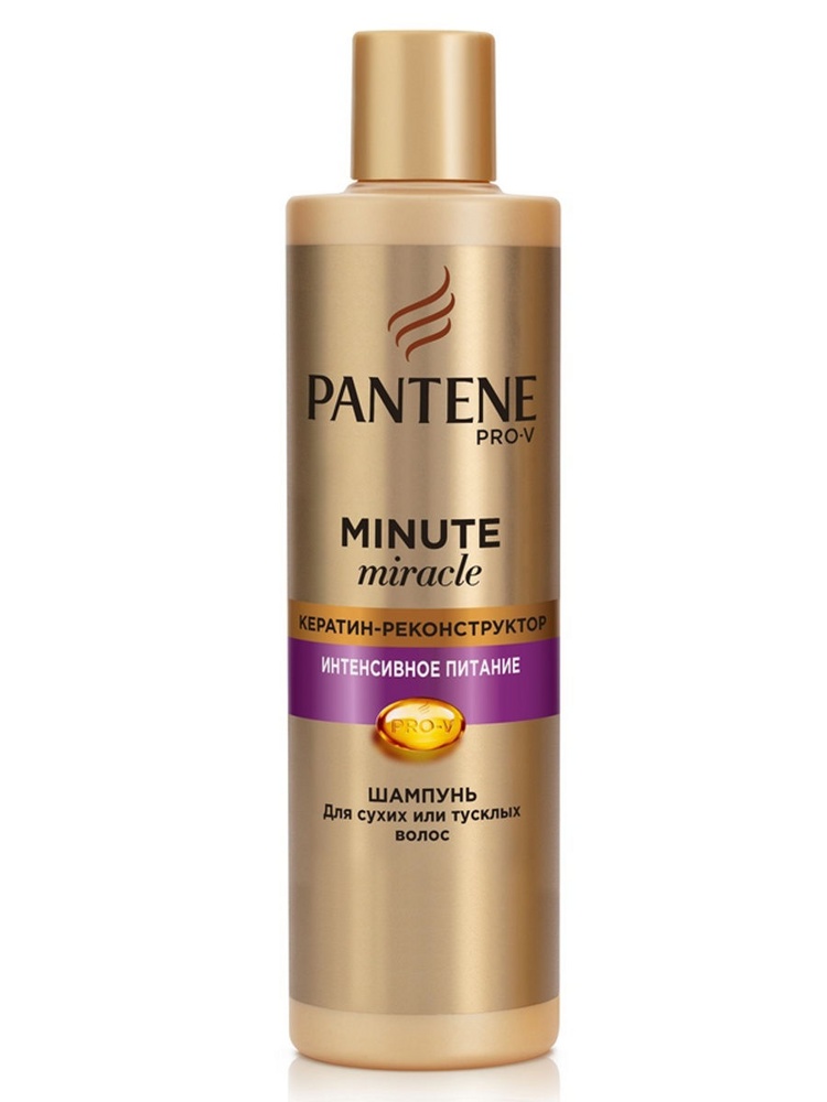 PANTENE PRO-V Шампунь д/волос "Minute Miracle "Интенсивное питание" 270 мл, Франция { 06340 }