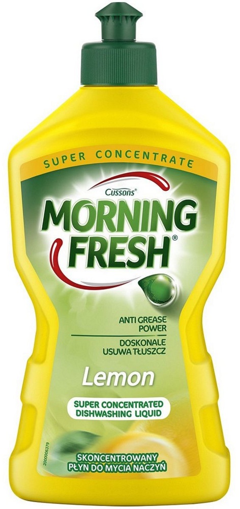 MORNING FRESH Лимон жидкость-суперконцентрат для мытья посуды 900 мл, Польша  { 09698 }