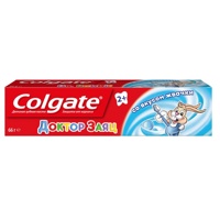 COLGATE Доктор Заяц со вкусом жвачки детская гелевая зубная паста ( 50 мл )   { 05381 }