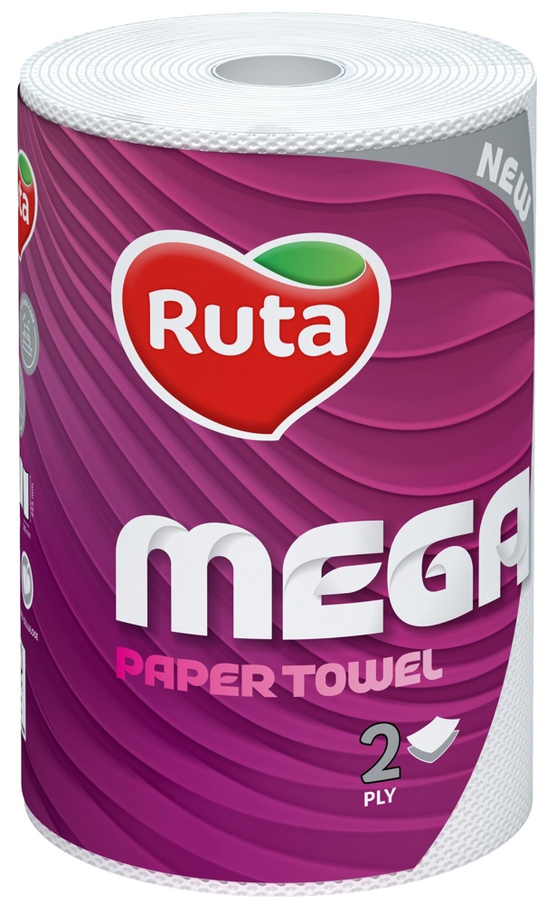 RUTA Paper Towels Mega roll     1  , 2- .,   { 93653 }