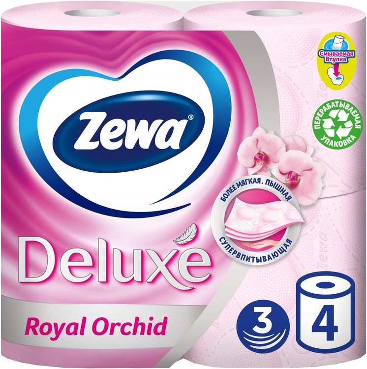   ZEWA DELUXE Royal Orchid  4  3-  ,    { 55346 } 
