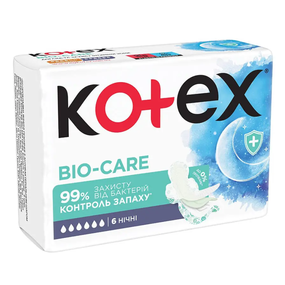 KOTEX  BIO-CARE   .      ( 6 ) 6*,    { 90875 }