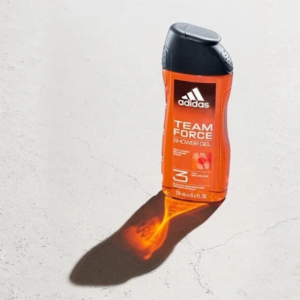 Adidas TEAM FORCE  Гель для Душа и шампунь 3 в 1,  400 мл., Испания  { 59192 } Adidas TEAM FORCE  Гель для Душа и шампунь 3 в 1,  400 мл., Испания  { 59192 }