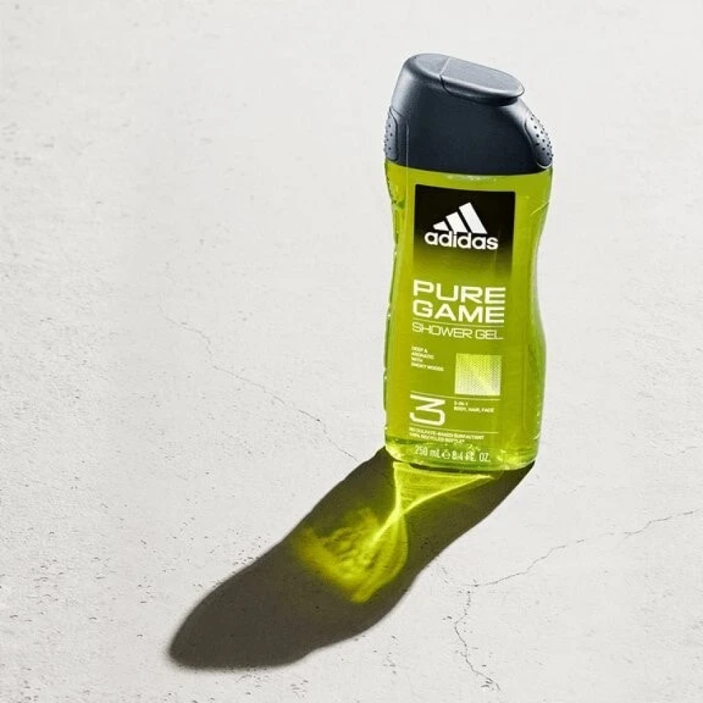Adidas PURE GAME  Гель для Душа и шампунь 3 в 1,  400 мл., Испания  { 59048 } Adidas PURE GAME  Гель для Душа и шампунь 3 в 1,  400 мл., Испания  { 59048 }
