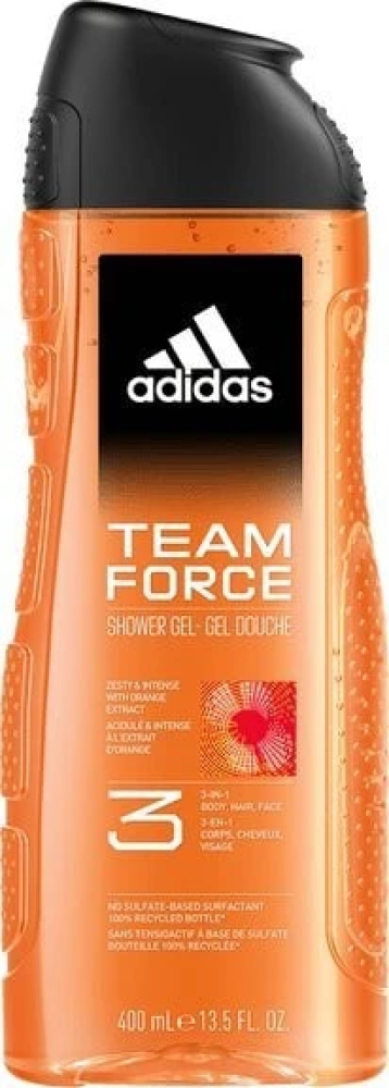 Adidas TEAM FORCE  Гель для Душа и шампунь 3 в 1,  400 мл., Испания  { 59192 } Adidas TEAM FORCE  Гель для Душа и шампунь 3 в 1,  400 мл., Испания  { 59192 }