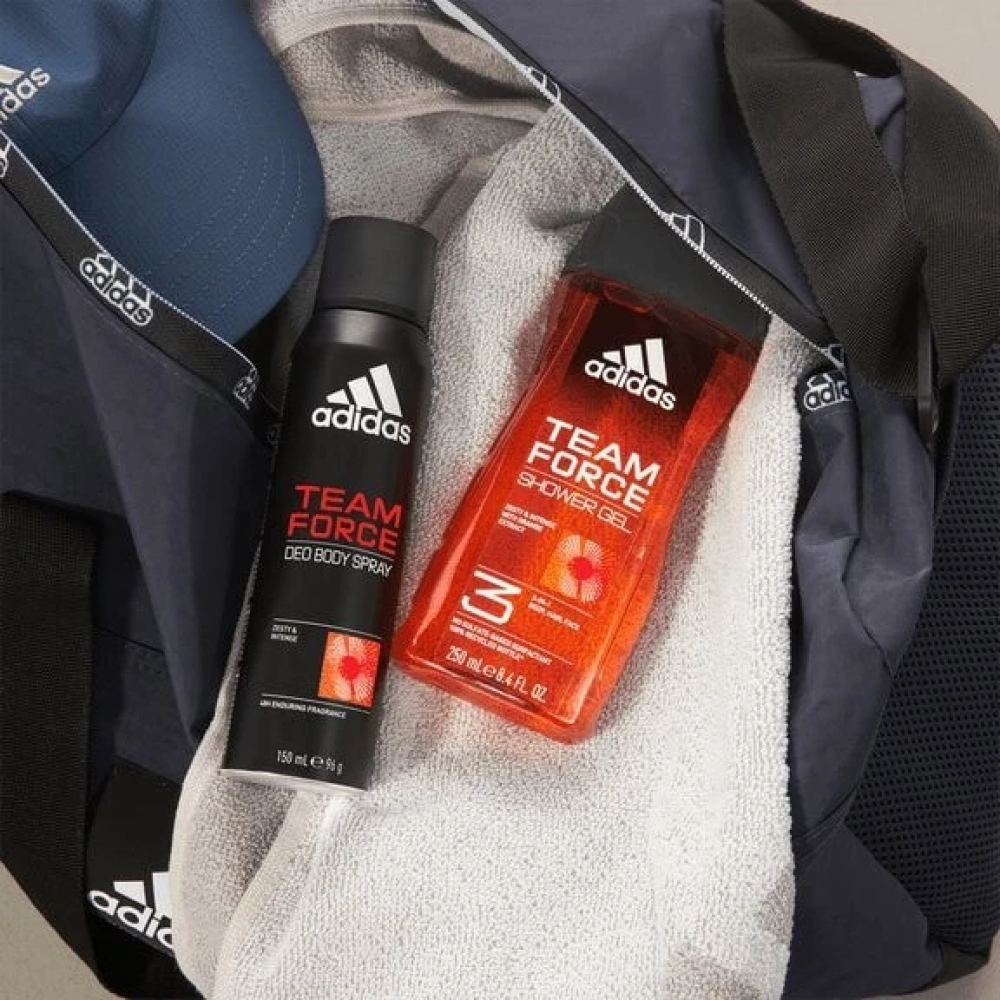 Adidas TEAM FORCE  Гель для Душа и шампунь 3 в 1,  400 мл., Испания  { 59192 } Adidas TEAM FORCE  Гель для Душа и шампунь 3 в 1,  400 мл., Испания  { 59192 }