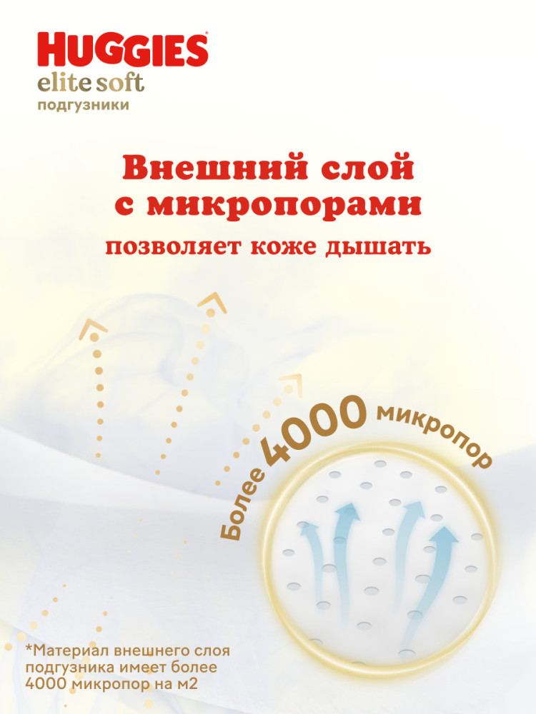 Huggies Elite Soft 4 8-14 кг ( 54 шт) подгузники, Россия { 49477 } фото-9 Huggies Elite Soft 4 8-14 кг ( 54 шт) подгузники, Россия { 49477 } фото-9