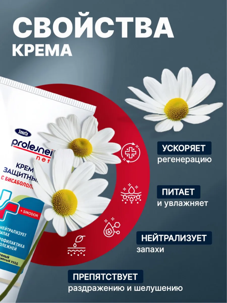 ЭЛИКСИ Крем защитный для тела с бисабололом,  200 мл., Россия  { 50636 } ЭЛИКСИ Крем защитный для тела с бисабололом,  200 мл., Россия  { 50636 }
