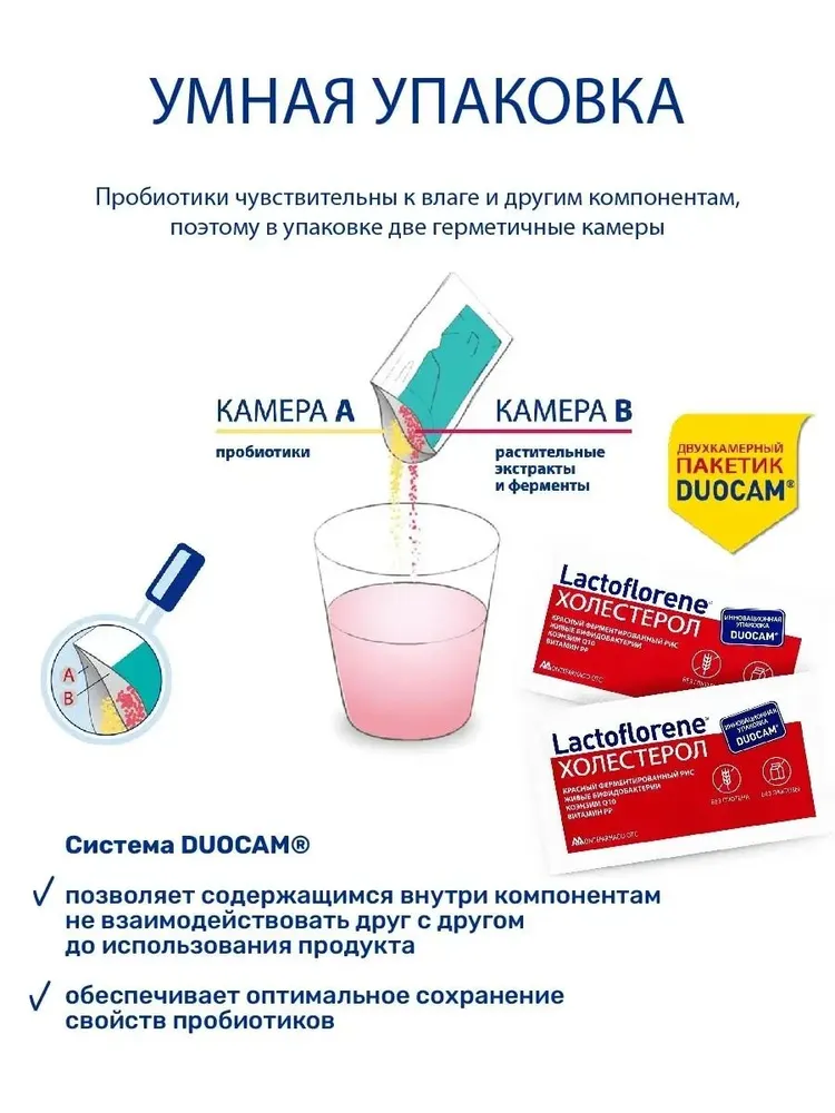 LACTOFLORENE  Холестерол БАД к пище  ( 20 пак. х 3,6 гр.) , Италия   { 58749 } фото-5