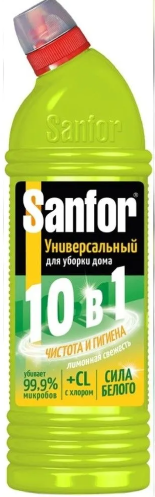 SANFOR Универсал Лимонная Свежесть ср-во санитарно-гигиеническое 750 г ,РФ { 04058 } - фото1 SANFOR Универсал Лимонная Свежесть ср-во санитарно-гигиеническое 750 г ,РФ { 04058 } - фото1